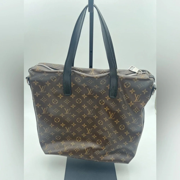 Louis Vuitton Brown Monogram Macassar Kitan Silver Tone Hardware bag - Picture 11 of 14